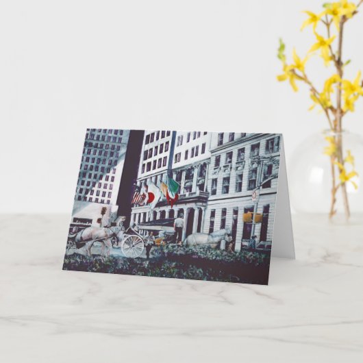 個人用画像のグリーティングカードを搭載 カード (黄色い花)