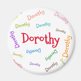 個人用磁石、子供の名前、子供のための マグネット