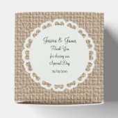 個人用結婚式の引き出物ボックス フェイバーボックス (上部)