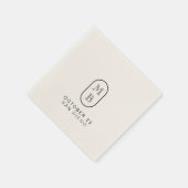 個人用結婚設定のカクテルナプキン スタンダードカクテルナプキン (角)