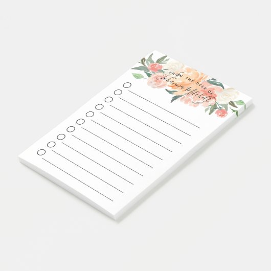 [個人用設定して一覧に表示する水の色フローラ]チェックボックス ポストイット (アングル)