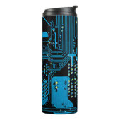 個人用設定の名前、青い回路基板、黒 タンブラー (回転左)