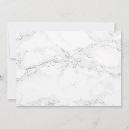 個人用設定の確認グレー大理石金ゴールドクロス サンキューカード (裏面)