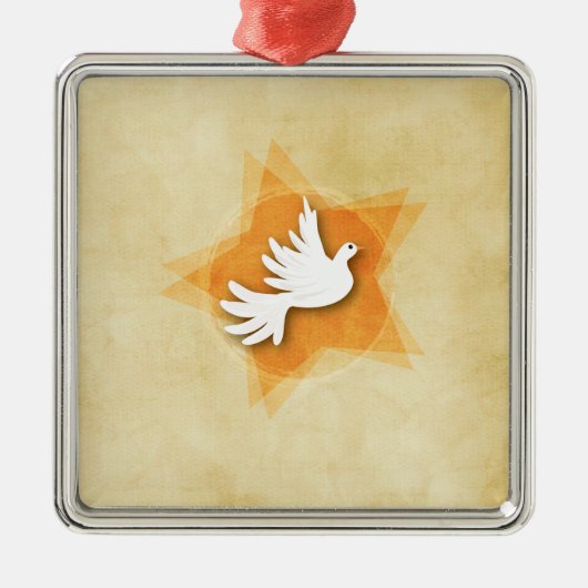 個人用設定の確認祝いの贈答用コール メタルオーナメント (正面)