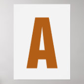 個人用設定レターウォールアートコジモダンーホームデコール ポスター (正面)