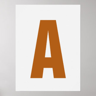 個人用設定レターウォールアートコジモダンーホームデコール ポスター