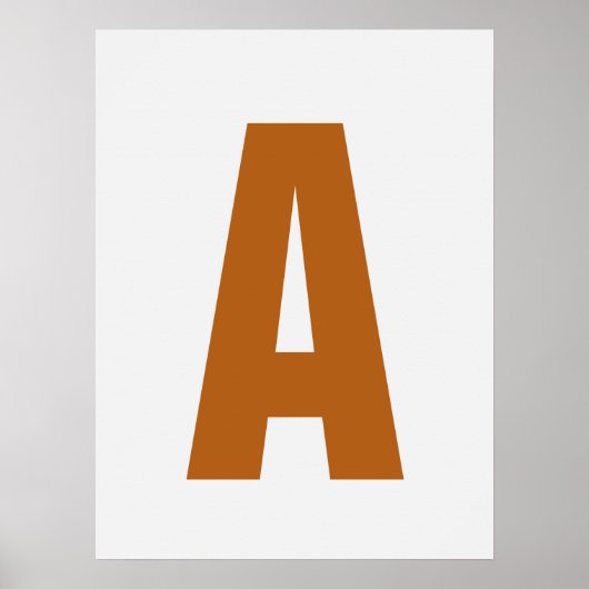 個人用設定レターウォールアートコジモダンーホームデコール ポスター (正面)