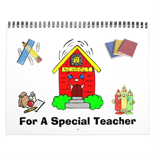 個人用設定可能な先生カレンダー カレンダー (カバー)