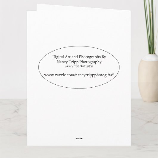 個人用設定:「お母様の日」赤いチューリップ カード (裏面)