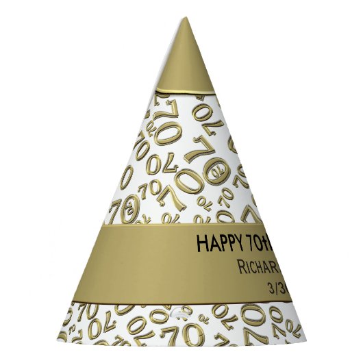 個人用設定：オーバーザヒル70th誕生日テーマ パーティーハット (左)