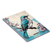 個人用設定：小さな青の鳥 | ノートブックのジャーナル ノートブック (右側)