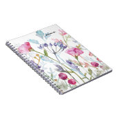 個人用設定：押された花| ノートブックのジャーナル ノートブック (右側)