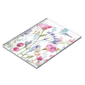 個人用設定：押された花| ノートブックのジャーナル ノートブック (左側)