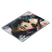 個人用設定：抽象芸術ポートレート | ノートブックのジャーナル ノートブック (左側)