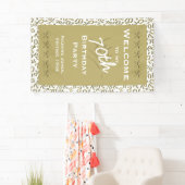 個人用設定：第70回誕生日パーティーホワイトへようこそ 横断幕 (インサイチュ)