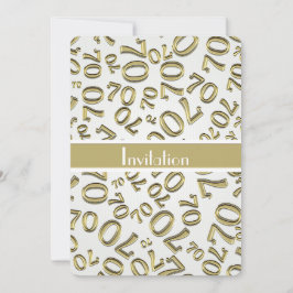 個人用設定：第70回金ゴールド白人誕生パーティー 招待状