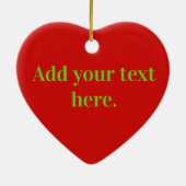 個人用設定:霧の松の鹿 セラミックオーナメント (裏面)