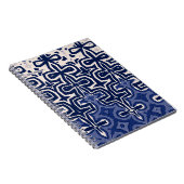 個人用設定:青のパターン | ノートブックのジャーナル ノートブック (右側)