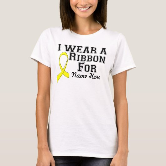 個人用設定I衣服を黄色のリボン Tシャツ (正面)