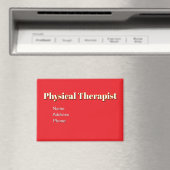 個人用設広告定物理セラピスト マグネット (インサイチュ (食洗機))