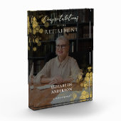 個人用金ゴールド紙吹雪除・売却フォトブロック フォトブロック (左)