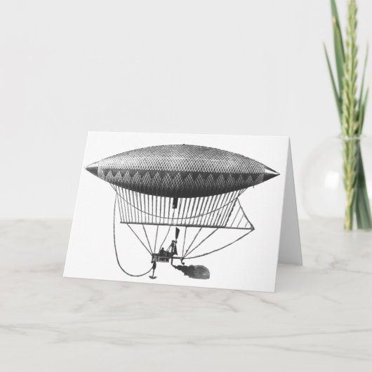 個人用飛行船の水平 カード (正面)