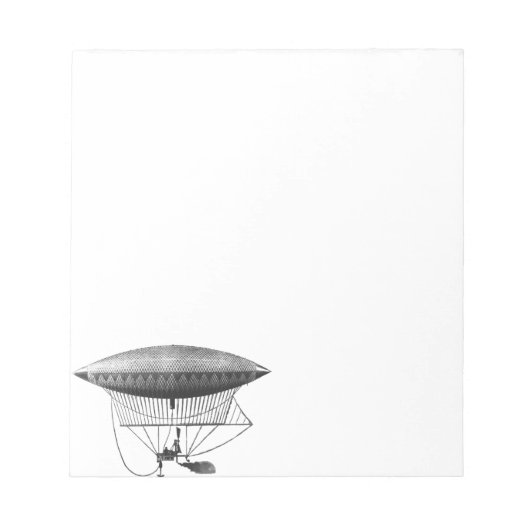 個人用飛行船メモ帳 ノートパッド (正面)