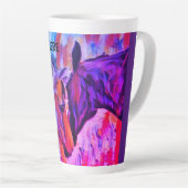 個人用馬好きラテMug カフェラテマグ (右アングル)