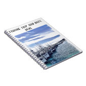 個人用魚釣りトリップスパイラルフォトノートブック ノートブック (右側)