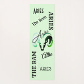 個人用Ariesデュアルカラーサイド〔占星術の〕十二宮図 ヨガマット (裏面)