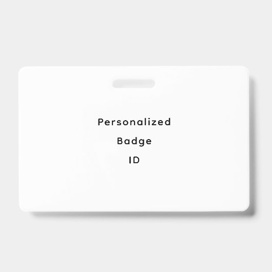 個人用ID バッジ (正面)