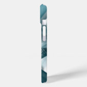 個人用iPhoneケース傾向抽象芸術ブルー海 Case-Mate iPhoneケース (裏面 / 左)