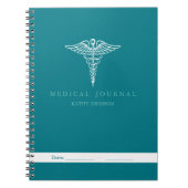個人的で忍耐強い医学ジャーナル ノートブック (正面)