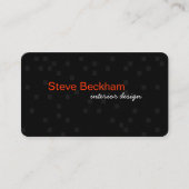 個人的で黒い名刺 名刺 (正面)