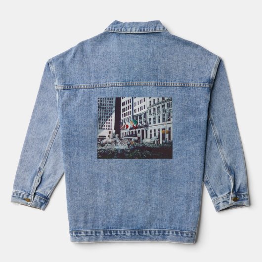 個人的なイメージが込められている デニムジャケット (裏面)