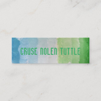 個人的なカード スキニー名刺