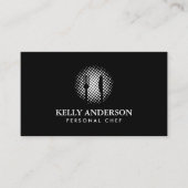 個人的なシェフのケータリングのベーカリーの平野の黒 名刺 (正面)
