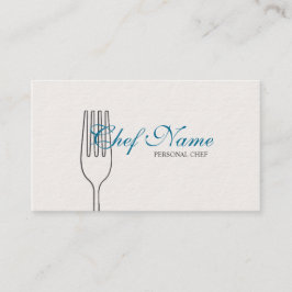 個人的なシェフ、ケータリング、総料理長 名刺