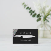 個人的なシェフ 名刺 (スタンド正面)