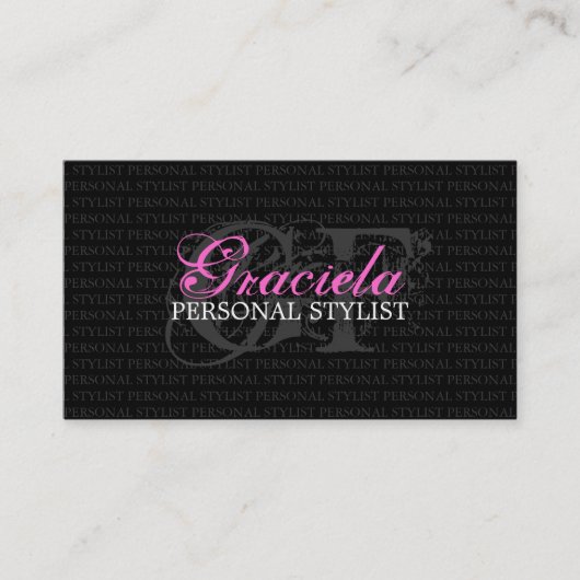個人的なスタイリストの名刺 名刺 (正面)