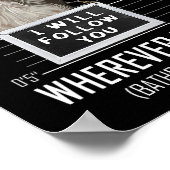 個人的なストーカー犬レイクランドテリア私はフォロ ポスター (角)