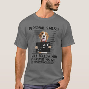 個人的なストーカ後を追ーでもがおもしろいす Tシャツ