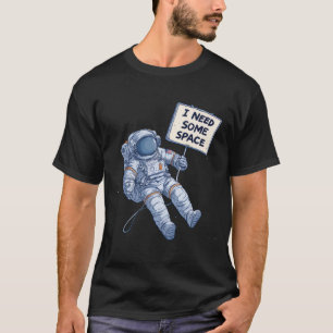 個人的なスペースが必要 – おもしろ宇宙飛行士 皮肉な引用 Tシャツ