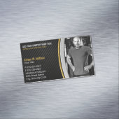 個人的なフィットネスのトレーナーの体育館のボクシングのインストラクター マグネット名刺 (インサイチュ)