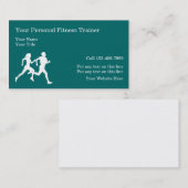 個人的なフィットネスの訓練の名刺 名刺 (正面/裏面)