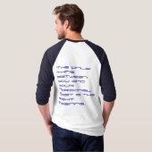 個人的なベストは運動ティーを遊ばします Tシャツ (裏面フル)