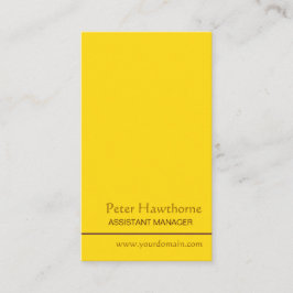 個人的なミニマルな金ゴールドの最小主義の専門職 名刺