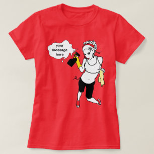 個人的なメッセージをきれいにするひも Tシャツ