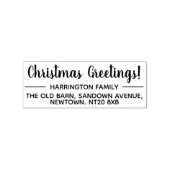 個人的なメリークリスマスの自称 ラバースタンプ (インプリント)