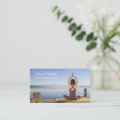 個人的なヨガの先生 名刺 (スタンド正面)